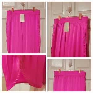 New-Pink Silky Pajamas